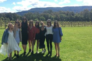 A group of girls at Cambewarra Estate Winery