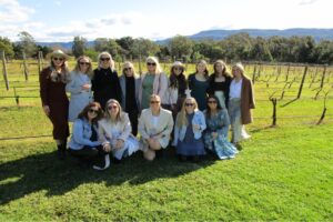 Group photo on a South Coast Wine Tours