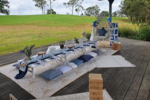 Beautiful Picnic Setting for a Hens Party at a Winery